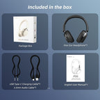 FunHub Active Noise Cancelling Headphones, Wireless Headphones BT 6.0 - Image 7