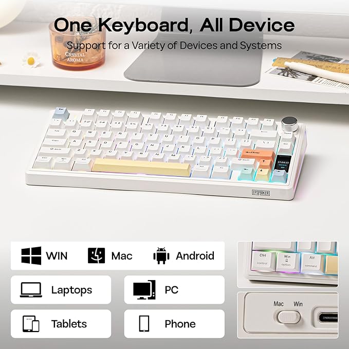 EPOMAKER TH80 V2 PRO Wireless Gaming Keyboard - Image 6