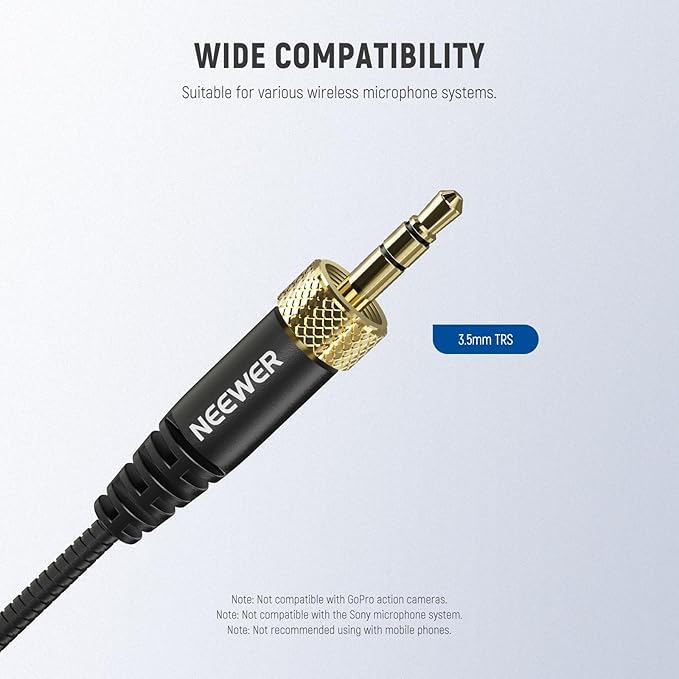 NEEWER Lapel Lavalier Microphone, Wired Clip On Omnidirectional Condenser Lav - Image 3