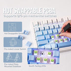 EPOMAKER x Aula F75 Gasket Mechanical Keyboard, 75% Wireless Hot Swappable - Image 4
