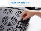 Laptop Cooling Pad 17inch 15.6 14 13 12inch Gaming Cooler Pad Chill Mat 5 Quiet - Image 6