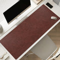 Leather Desk pad for Computer and laptops, Large Mouse pad and Keyboard mat by Metuihandmadehomedecoration