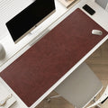 Leather Desk pad for Computer and laptops, Large Mouse pad and Keyboard mat by Metuihandmadehomedecoration
