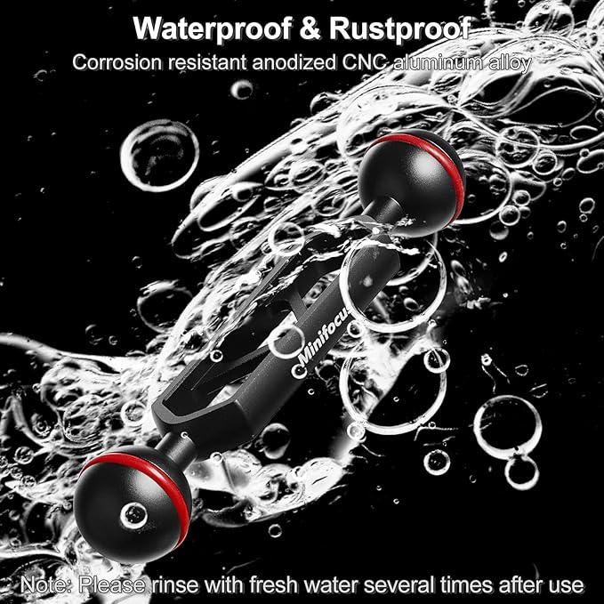 MINIFOCUS 5" Double Ball Aluminum Extension Arm, Waterproof and Rustproof - Image 6
