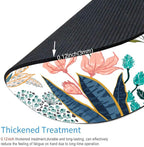 Mouse Pad, Floral Mouse Pad, Round Computer Mouse Mat - Image 3
