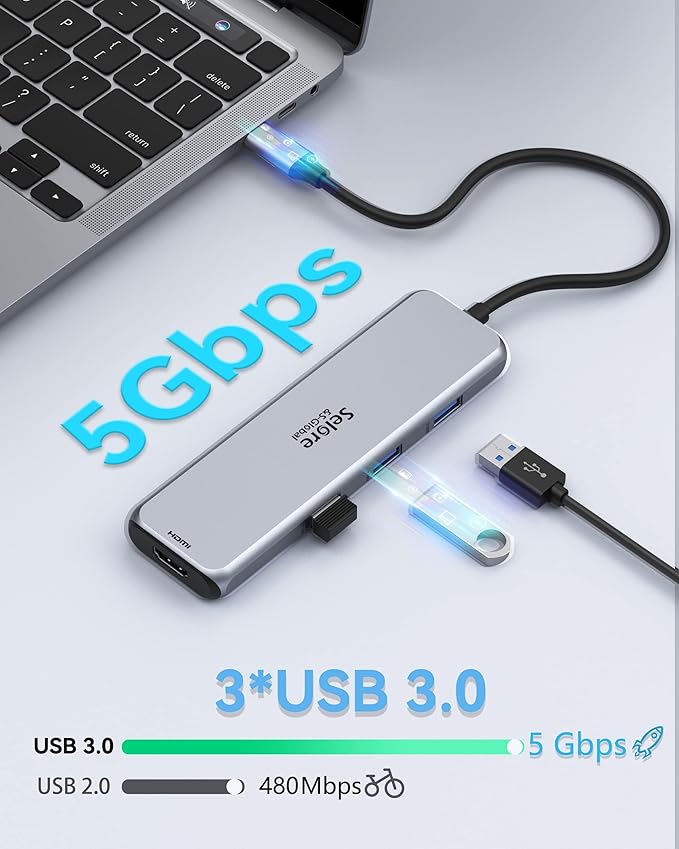 Docking Station Dual DisplayPort, Selore USB c hub - Image 6