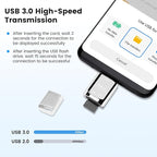 BORLTER CLAMP USB C Micro SD Card Reader, Type C SD Card Reader - Image 7