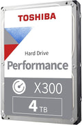 Toshiba X300 4TB Performance & Gaming 3.5-Inch Internal Hard Drive – CMR SATA 6 by Toshiba