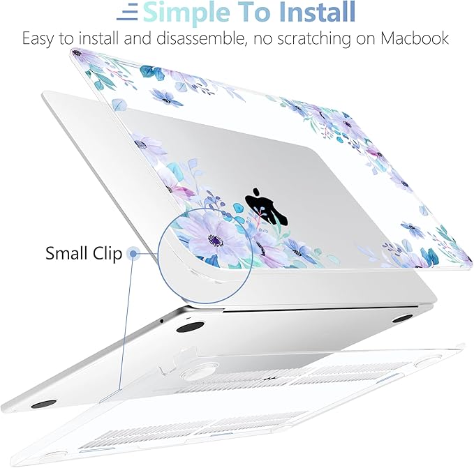 MEEgoodo for M4/M3/M2 MacBook Air 15.3 inch Case 2025 2024 2023, Case Fit Model - Image 5