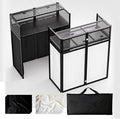 Portable DJ Booth Table, Foldable DJ Table Stand by lunacme