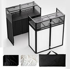 Portable DJ Booth Table, Foldable DJ Table Stand by lunacme