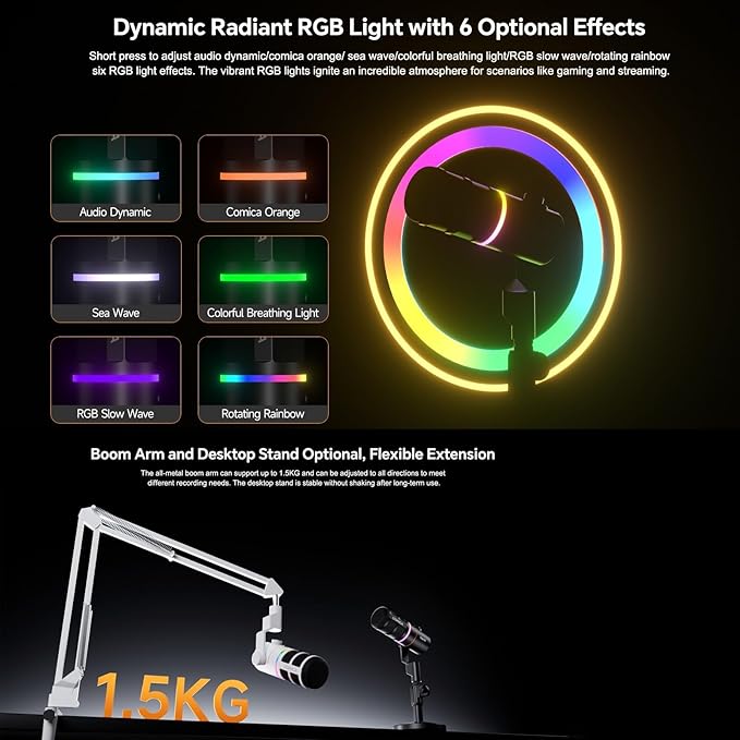 COMICA EJoy D10 D USB/XLR Dynamic Microphone - Image 6