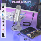 ZealSound Podcast Microphone for PC, Noise Cancellation USB Mic - Image 2