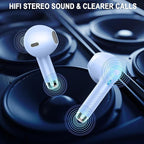 Wireless Earbuds Bluetooth 5.4, Ear Buds LED Power Display Headphones 6D Stereo - Image 6