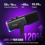 FIFINE XLR/USB Gaming Microphone Set, Dynamic PC Mic - Image 3