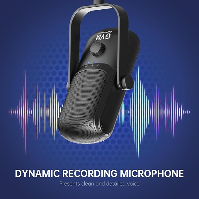 GVM Condenser Microphone, USB Type-C Podcast Recording Microphone - Image 5