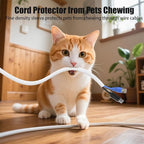 Cord Protectors from Pets No Chew, 3/8 inch 10ft Wire Protector Cord Covers - Image 3