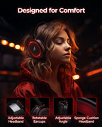 Wireless Gaming Headset， 7.1 Surround Sound， 2.4Ghz USB Gaming Headphones - Image 6