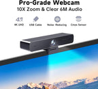 HORION 4K Webcam with Microphone, Auto Framing Camera - Image 5