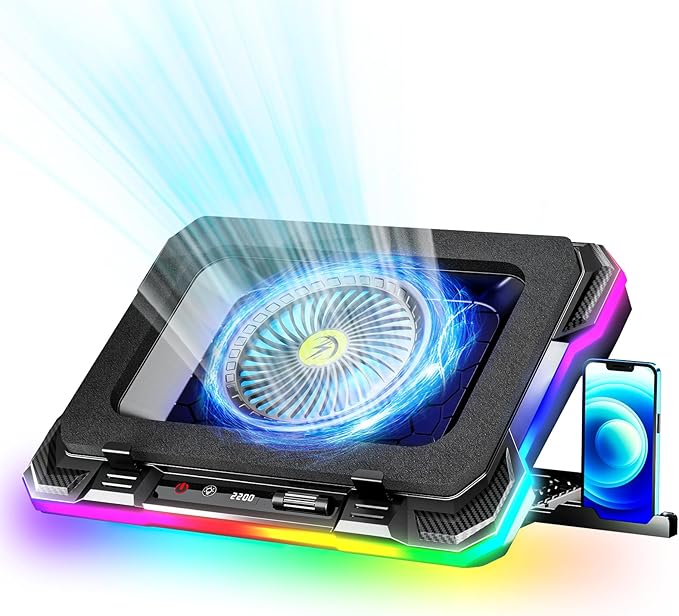 AICHESON Gaming RGB Laptop Cooling Pad by AICHESON