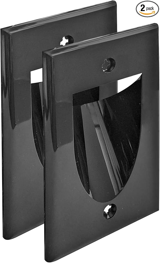 BestMounts - 2 Pack Inner Nose Behind Wall Cable Management TV Cord Hider by BestMounts