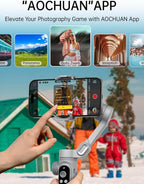 Gimbal Stabilizer for Smartphone, 3-Axis Portable iPhone Gimbal w/OLED Display - Image 7