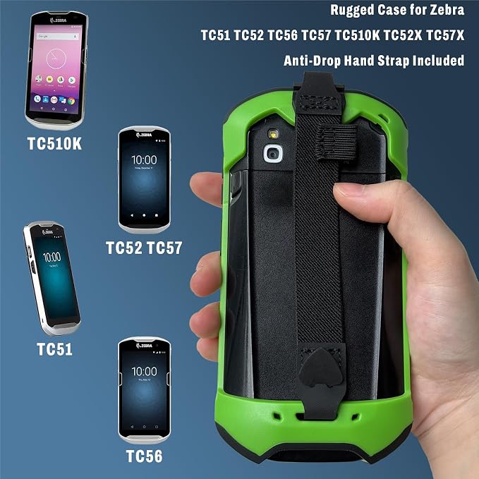 Case for Zebra TC51 TC510K TC52 TC52X TC56 TC57 TC57X TC520 TC520K – Rugged - Image 2