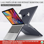 CISSOOK Case Compatible with MacBook Air 13.6 Inch 2022 2024 2025 Release Model - Image 5