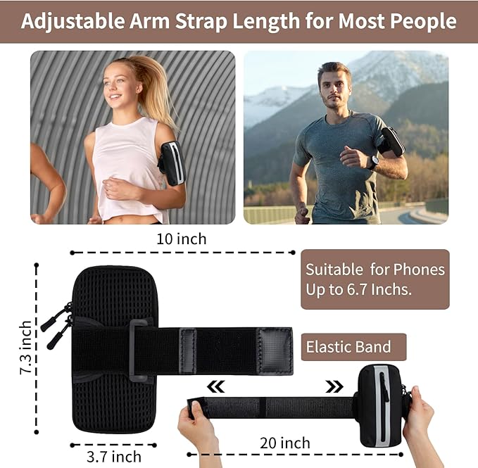 Running Phone Holder Armband, iPhone Arm Bands - Image 2