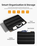 Laptop Case, Sleeve with Handle 360° Protectivie Puffy Laptop Sleeve Compatible - Image 2
