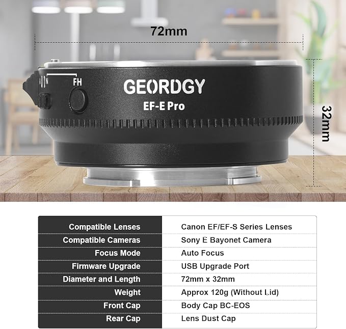 GEORDGY Lens Mount Adapter, EF-SE Pro - Image 7