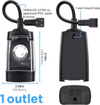 G-ELEK Outdoor Timer Outlet Waterproof, 24 Hour Outdoor Light Timer, Timers - Image 6