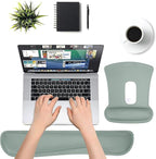 MOSISO Wrist Rest Support for Mouse Pad & Keyboard Set, Ergonomic Mousepad - Image 2
