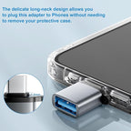 USBC to USB Adapter 6 Pack, USB C to A Adapter, USBC Male to USBA Female - Image 6