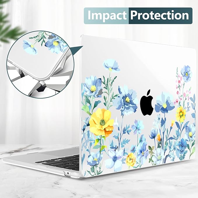 TWOLSKOO Compatible with M4 MacBook Air 13.6 inch Case 2025-2022 Release M4 - Image 7
