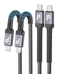 USB C to Lightning Cable 6FT 2Pack, iPhone Charger Fast Charging, USBC iPhone by PRAKIE