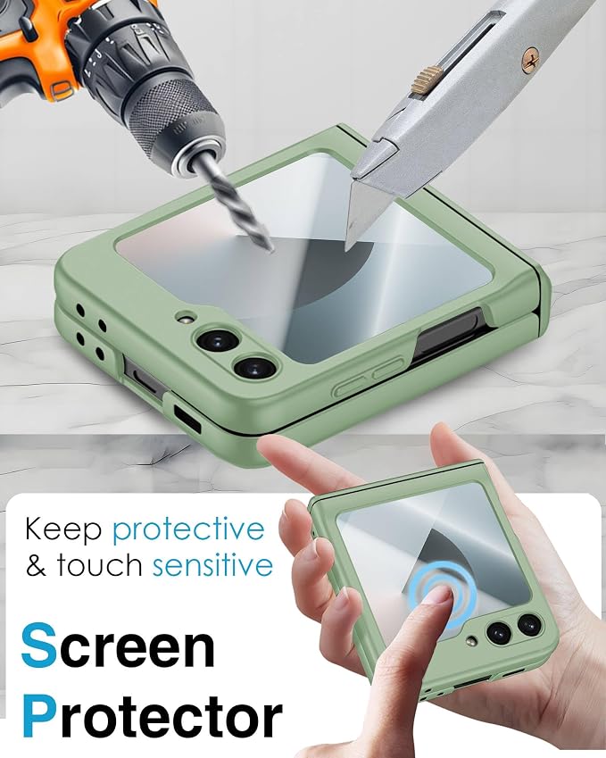 STORMTAL for Samsung Galaxy Z Flip 6 Case/Z Flip 7 FE Case, Hinge Protection - Image 5