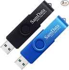 SamData 16GB USB Flash Drives 2 Pack 16GB Thumb Drives Memory Stick Jump Drive by SamData