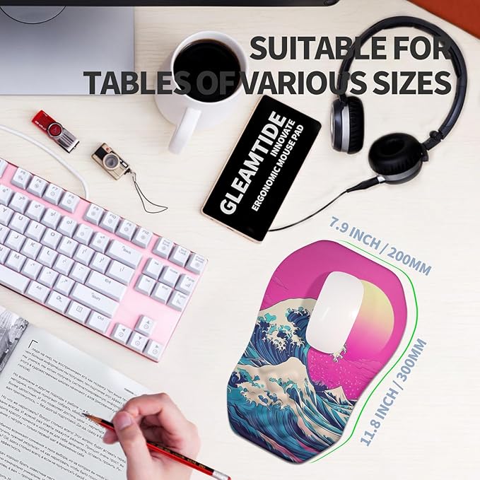 Ergonomic Raised Mouse Pad Wrist Support - Image 4