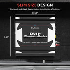 Pyle 2 Channel Car Stereo Amplifier- 1400W Dual Channel Bridgeable High Power - Image 5