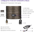 LDKCOK USB 2.0 Type A Male to A Female Active Repeater Extension Cable 60ft - Image 3