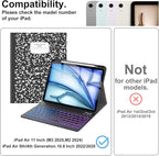 Supveco Keyboard Case for iPad Air 11 Inch, iPad Air 5th/4th Generation - Image 3