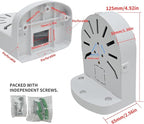 Indoor Outdoor Camera Bracket ABS Plastic Wall Mount L-Shaped Bracket - Image 3