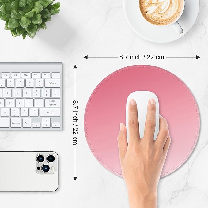 ITNRSIIET Mouse Pad Non-Slip Rubber Base Smooth Surface Stitched Edges - Image 3