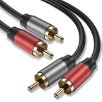 2RCA to 2RCA Cable 4.9FT, Hi-Fi Systems, Car Audio, Gaming Consoles by Amzpas