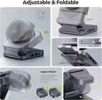 【2025 Upgraded】 Wireless Charger 3 in 1, Foldable Wireless Charging Station - Image 4