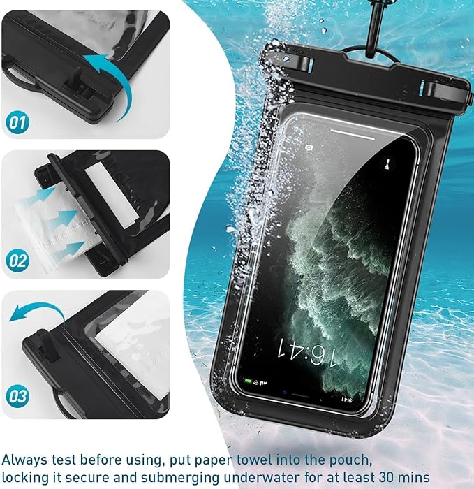 Waterproof Phone Case, with Inside Card Bag, Waterproof Phone Pouch - Image 5