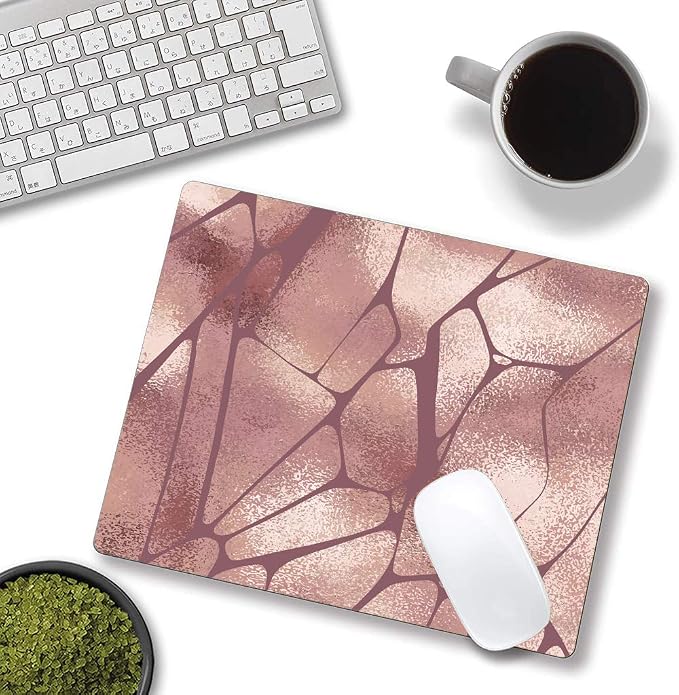Rose Gold Marble Mouse Pad - Image 4