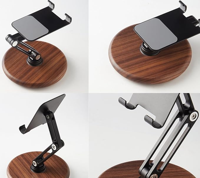 RENMTURE Phone Desk Stand, Adjustable Foldable Cell Phone Stand - Image 4