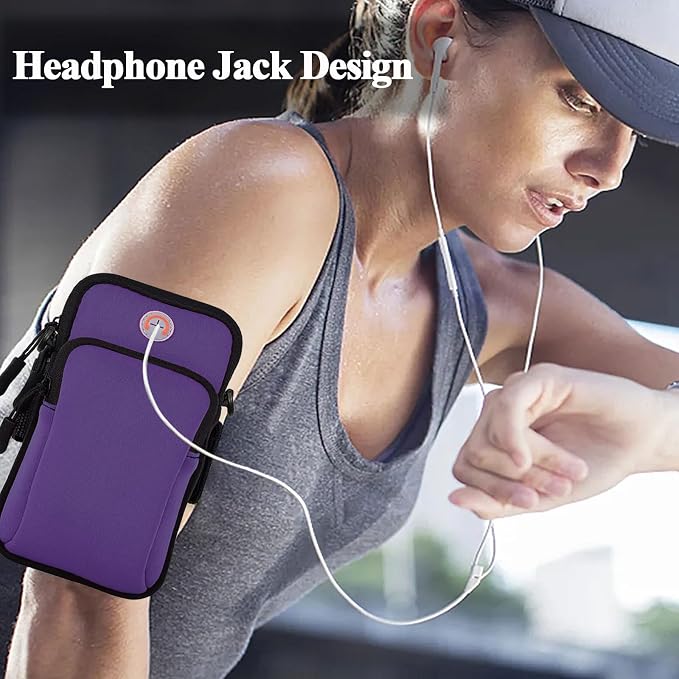 Phone Holder for Running Armband, Cell Phone Crossbody Bags for Women Kids - Image 6